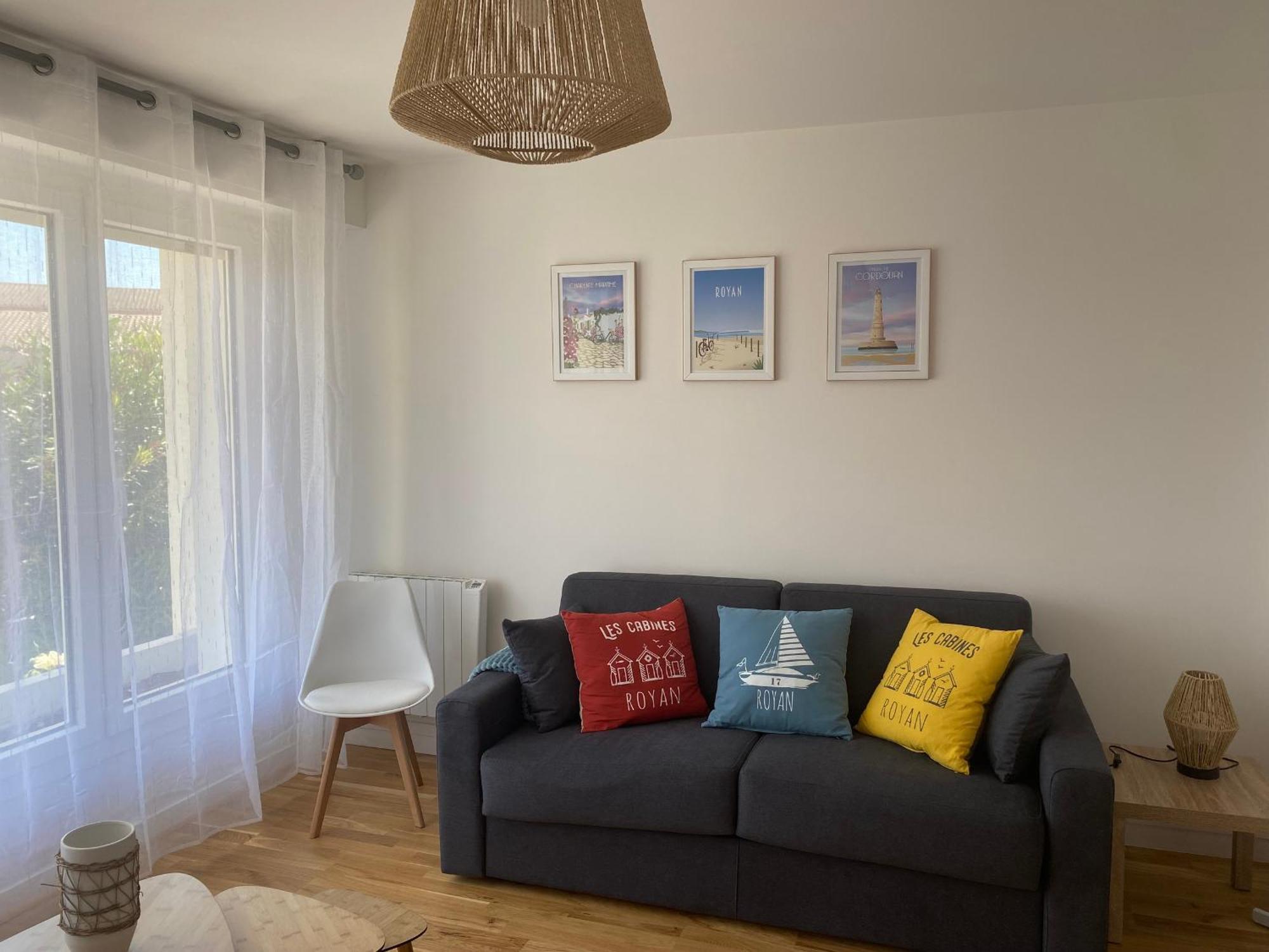 T2 Renove A Royan, Proche Plage, Parking Prive, Equipements Neufs Et Jardinet. - Fr-1-539-49 Apartment Bagian luar foto