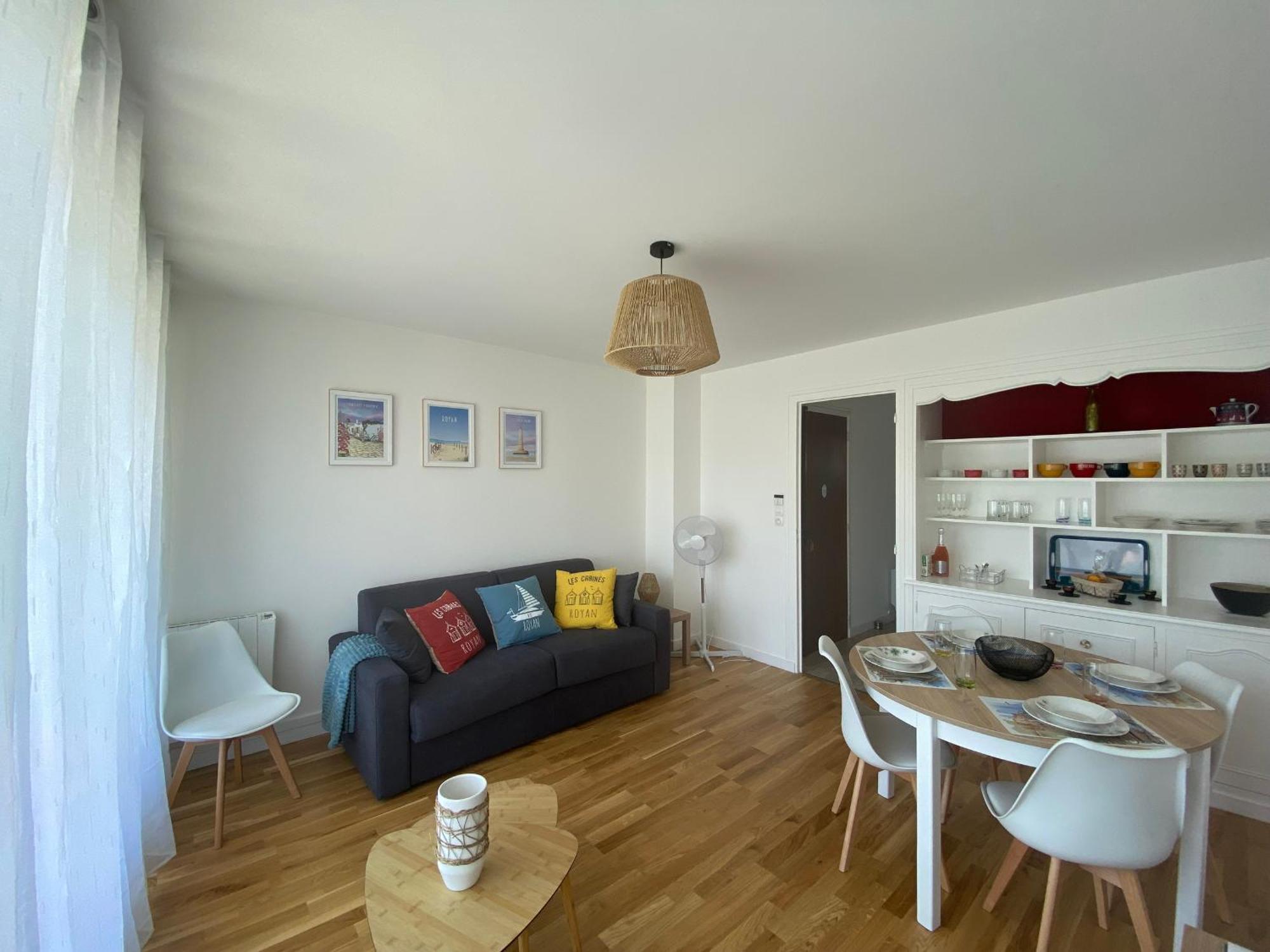 T2 Renove A Royan, Proche Plage, Parking Prive, Equipements Neufs Et Jardinet. - Fr-1-539-49 Apartment Bagian luar foto